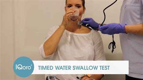 Timed Water Swallow Test Youtube