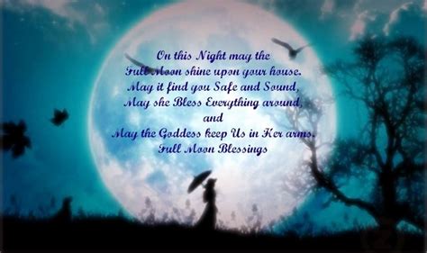 On This Night May The Full Moon Shine Upon Your House May It Find You