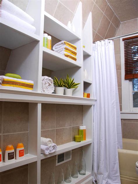 The empty space on the walls can be easily filled with some shelves. 25 Best Built-in Bathroom Shelf and Storage Ideas for 2021