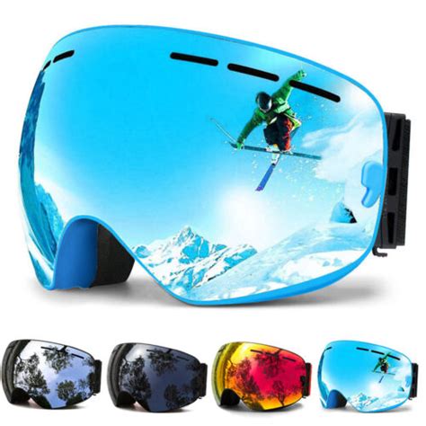 Adult Goggles Antifog Ski Snow Glasses Skiing Men Women Winter Snowboard Eyewear Ebay