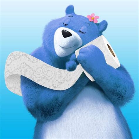 Blue Charmin Bear