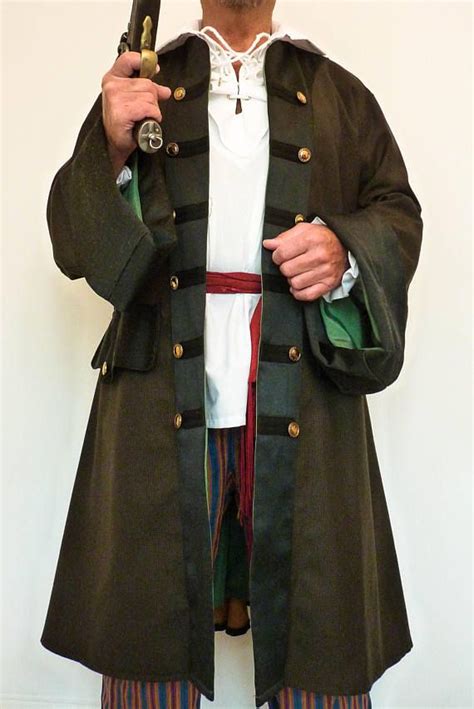 Mens Pirate Coat Jack Sparrow Coat Frock Coat Captain Etsy Coat