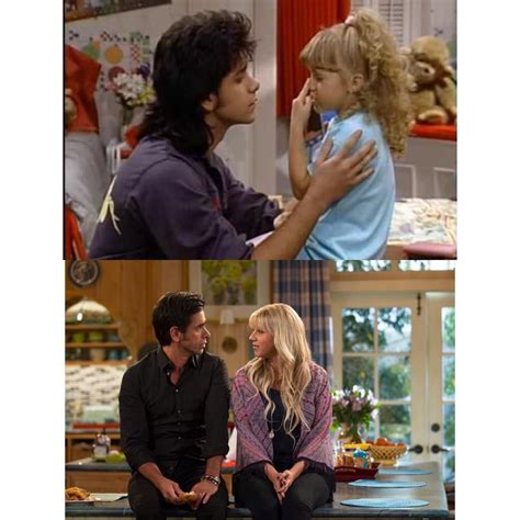uncle jesse and stephanie tanner on full house and fuller house fuller house uncle jesse