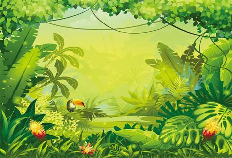 Buy Huayi 8x6ft Tropical Jungle Safari Backdrop Photo Background Happy
