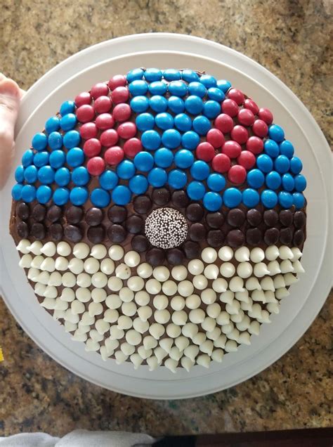 Homemade Great Ball Birthday Cake Rpokemon