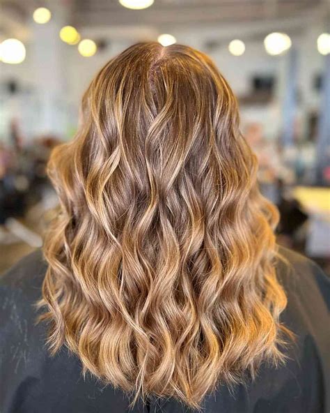 Caramel Hair Color With Honey Blonde Highlights