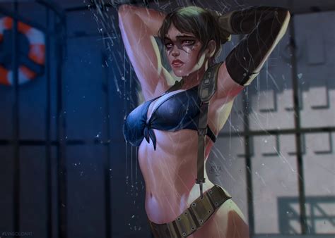 Wallpaper Cosplay Anime Metal Gear Solid Shower Comics Quiet