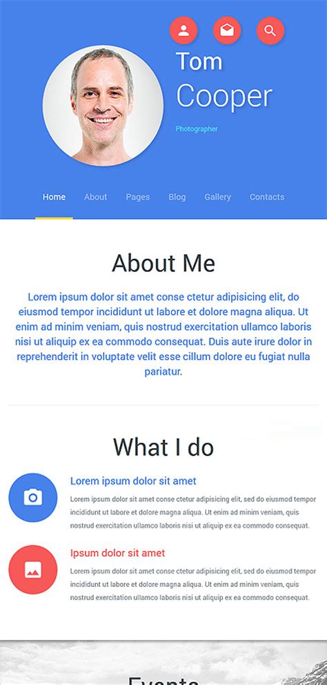 These personal information templates are 100% free and easy to edit and reuse. Personal Profile Joomla Template