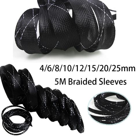 5m 4681012152025mm Insulation Wire Cable Protecting Pet Nylon