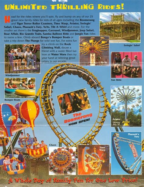 Newsplusnotes From The Vault Wild Adventures 1998 Brochure Map