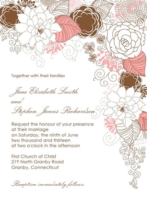 Free Wedding Printablesdiy Invitations