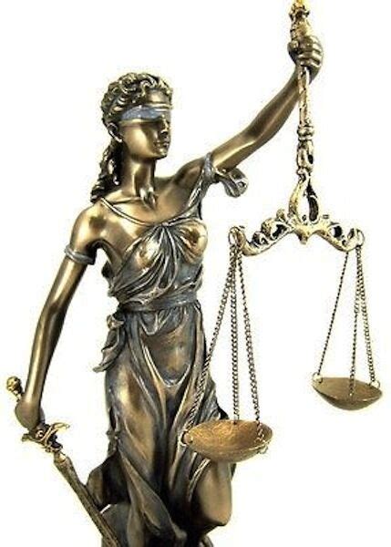 Blind Lady Scales Of Justice Lawyer Statue Attorney Judge
