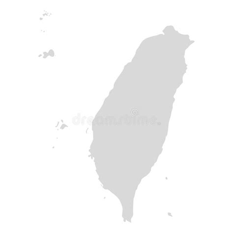 Icono De Mapa Vector De Taiw N Ejemplo De La Regi N De La Isla Del Mapa De Taiw N Ilustraci N
