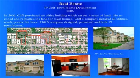 Cliff Davis Real Estate Developer In Tampa Bay Youtube