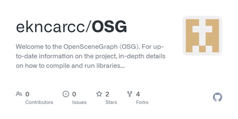 Github Ekncarccosg Welcome To The Openscenegraph Osg For Up To