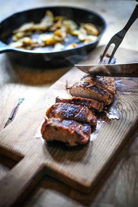 Use the pork as a main dish or serve it in sandwiches. Grilled Pork with Hard Cider Pan Sauce (With images ...
