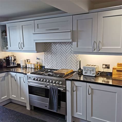 It's a big job so make it easier with these expert tips about using a paint sprayer to get long 5 expert tips for painting with a sprayer. Grey spray-painted kitchen cabinets totally transform this ...