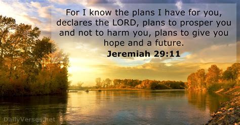 January 26 2024 Bible Verse Of The Day Jeremiah 2911