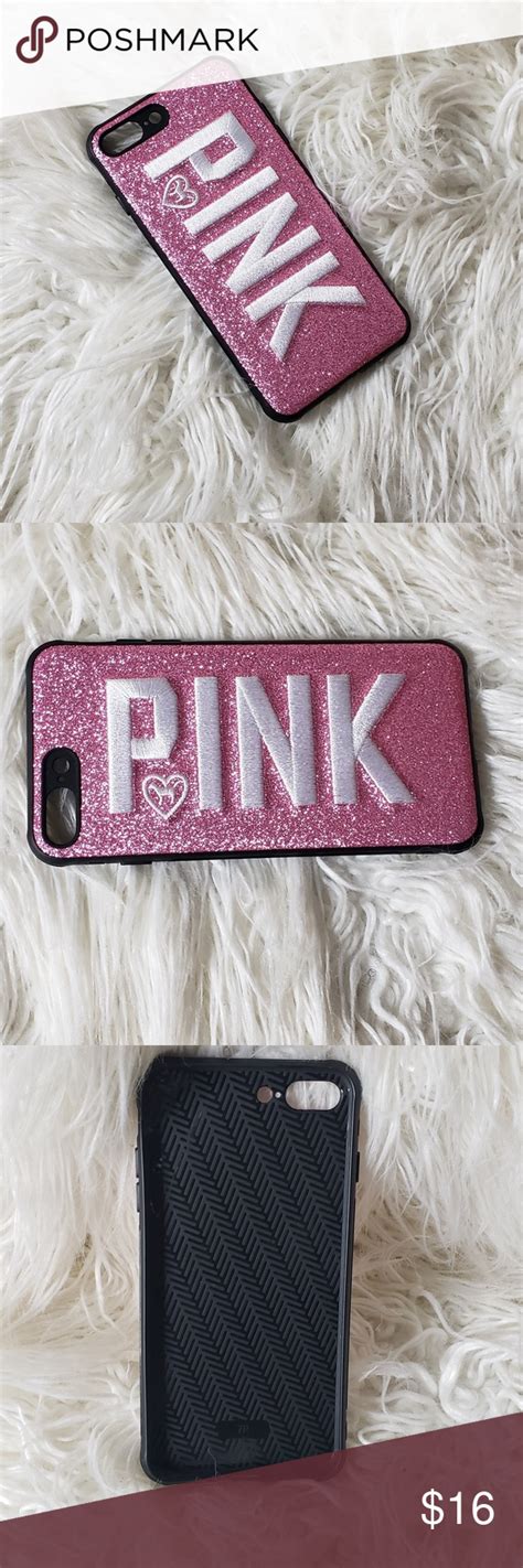 Glitter Pink Victoria Secret Phone Case Victoria Secret Pink Pink