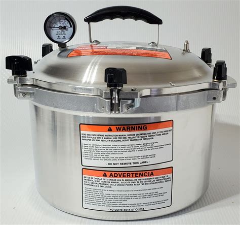 All American 15 5 Quart Pressure Cooker Canner Model 915 NOS Top