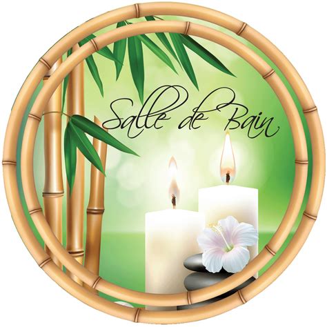 To created add 31 pieces, transparent bamboo images of your project files with the background cleaned. Sticker porte salle de bain zen bamboo - Stickers Nature ...