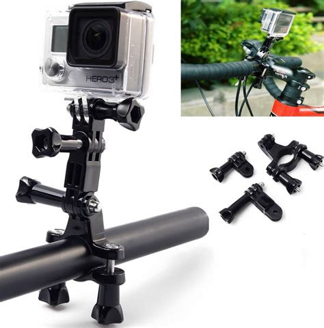 Gopro motorcycle mounts can broadly be classified into two types: Geeek GoPro Handlebar Seatpost Pole Mount Holder ...