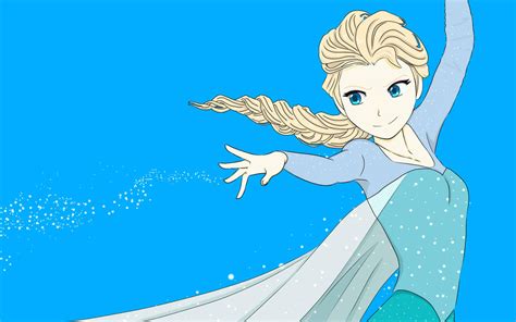 Elsa Frozen Anime Version By Azura2467 On Deviantart