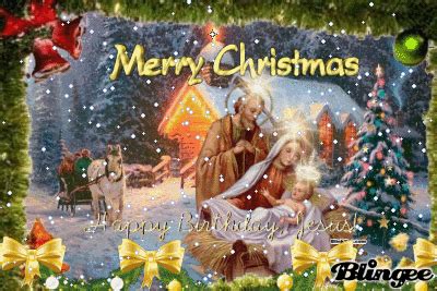 Happy Birthday Jesus Picture #133866170 | Blingee.com Here you can find the best jesus christmas wallpapers uploaded by our community.