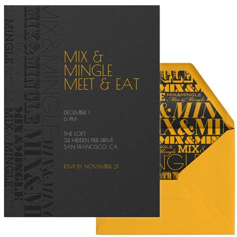Mix Mingle Meet And Eat Get Set To Impress Colleagues And Clients