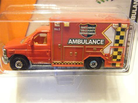 Matchboxon A Mission Ford E 350 Ambulance Matchbox Tri County