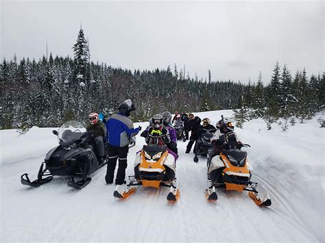 Snowmobile Club Takes Blind Students Riding On St Helens Trails The