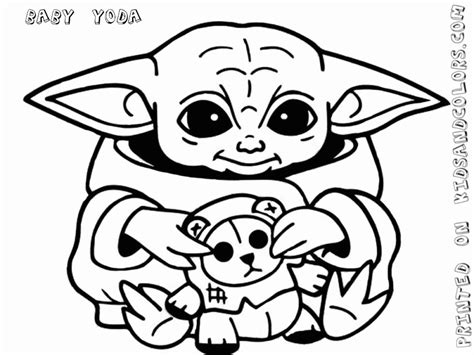 Coloriage Baby Yoda Gratuit 26561 HÃ©ros