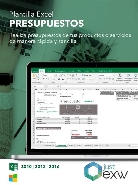 14 Plantillas Gratuitas En Excel Para Hacer Presupuestos