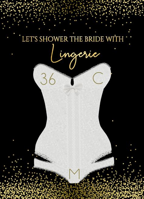Lingerie Bridal Shower Lingerie Party Bridal Shower Invite Etsy