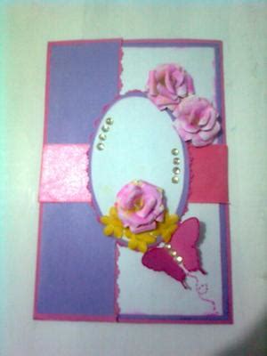 Then the solutions is to make something for them by hand. Handmade Birthday Card for Sister