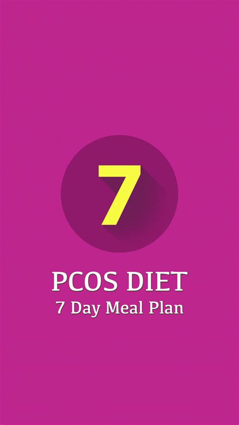 Pcos Diet 7 Day Meal Plan Apps 148apps