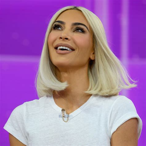 Kim Kardashian Turned Her White Blonde Hair Silver Fashionfbi The