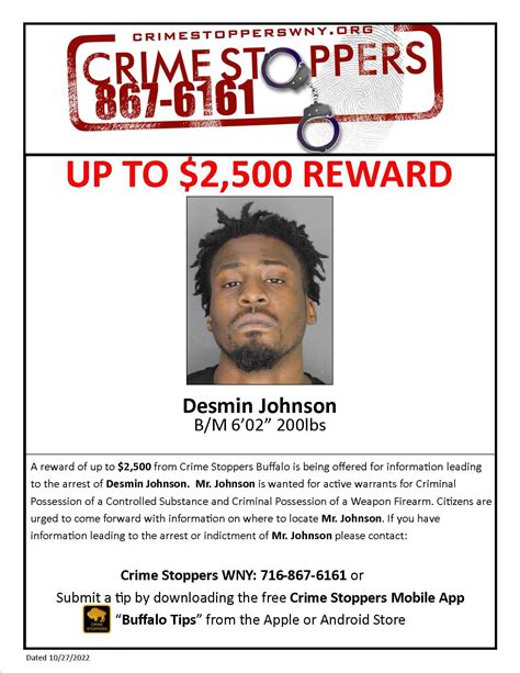 Crime Stoppers Wny Is Offering 2500 Rewards For 7 Suspects
