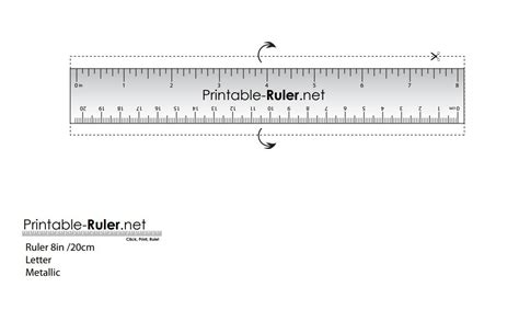 Here are some printable rulers when you need one fast
