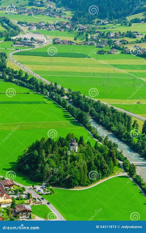 Green Alpine Meadows Of The Alps Austria Stock Image Image Of Green