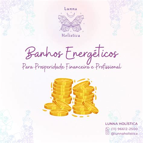 Banhos Energ Ticos Para Prosperidade Financeira Lunna Hol Stica Hotmart