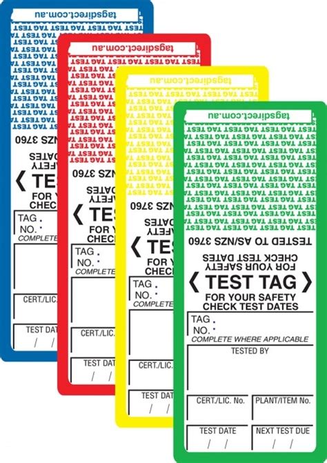 See the best & latest monthly inspection color code on iscoupon.com. Buy Heavy Duty Electrical Test Tags