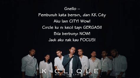 K Clique Beg 2 Back Lirik Lagu