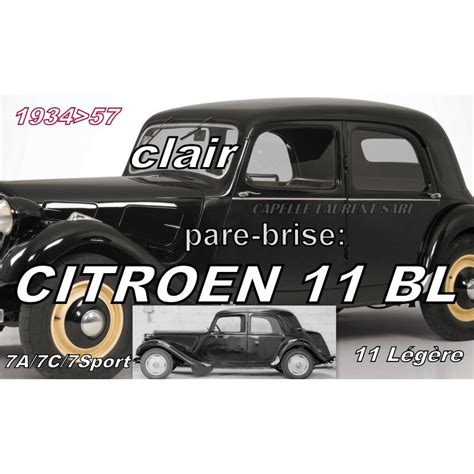 Pare Brise Clair Citroen Traction Avant 7 And 11 Bl 193457