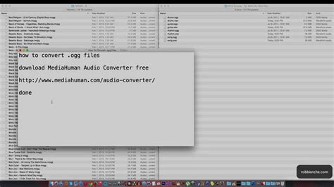 How To Convert Ogg Files On Mac Youtube