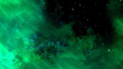 Download Wallpaper 1920x1080 Space Universe Stars Galaxy Radiance Green Full Hd Hdtv Fhd