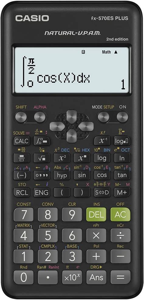 Casio Fx Es Plus Scientific Calculator With Functions And
