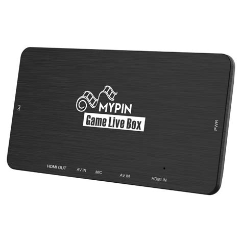 Mypin Usb3 0 Game Capture Card 1080p 60fps Live Stream Video Recorder Compatible With