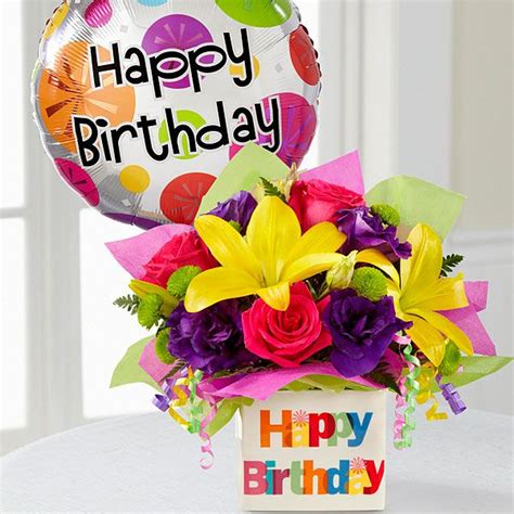 Happy birthday balloons with names. balloons and flowers | Happy Birthday Balloons And Flowers ...