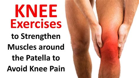 Exercises for knee pain can help counteract pain, depending on the cause of pain in the first place. Knee Exercises to Strenghen Muscles around the Patella to ...